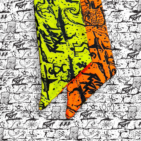 Orange Riff Raff RiFF RaFF x Gecko Reversible Headband