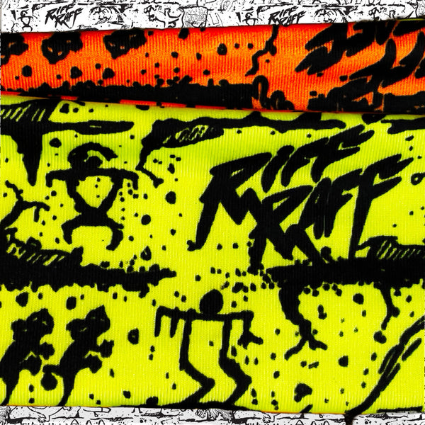 Orange Riff Raff RiFF RaFF x Gecko Reversible Headband