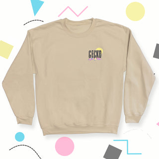 '87 Gecko Paint-By-Numbers Sand Crew Sweatshirt