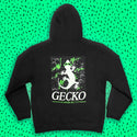 Space Gecko - Limited Electric Alien Zip Hoodie Black/Glow