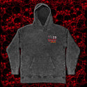 Gecko & Skulls - Limited Edition Halloween Stone Acid Wash Hoodie