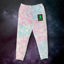 Space Gecko Sweats - Cotton Candy Tie Dye