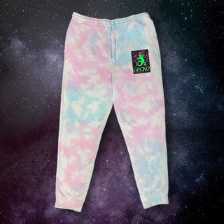 Space Gecko Sweats - Cotton Candy Tie Dye