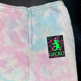 Space Gecko Sweats - Cotton Candy Tie Dye