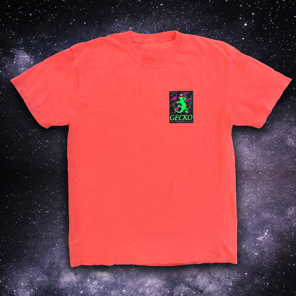 1988 Secret Space Gecko Re-Issue - Electric Mango Pigment Tee