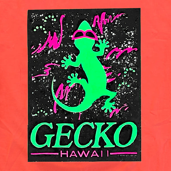 1988 Secret Space Gecko Re-Issue - Electric Mango Pigment Tee