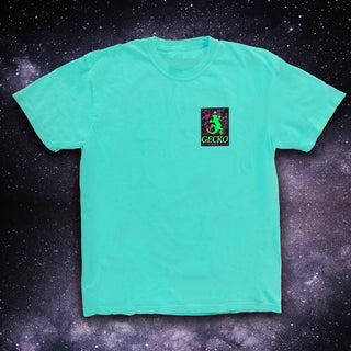 1988 Space Gecko Re-Issue - Surfside Cyan Pigment Tee