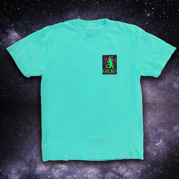1988 Space Gecko Re-Issue - Surfside Cyan Pigment Tee