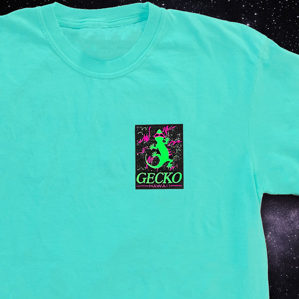 1988 Space Gecko Re-Issue - Surfside Cyan Pigment Tee