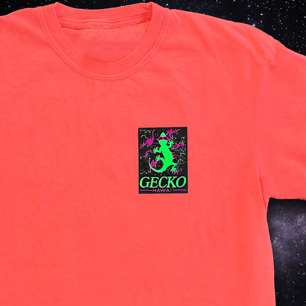 1988 Secret Space Gecko Re-Issue - Electric Mango Pigment Tee
