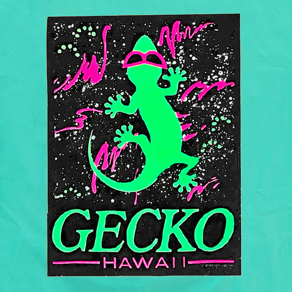 1988 Space Gecko Re-Issue - Surfside Cyan Pigment Tee