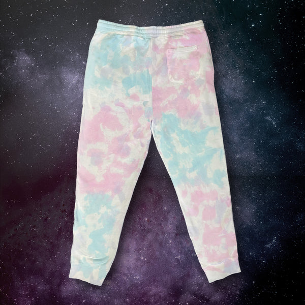 Space Gecko Sweats - Cotton Candy Tie Dye