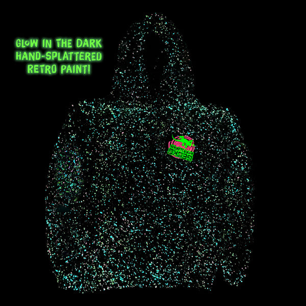 Gecko Void - Glow In The Dark Splatter Hoodie