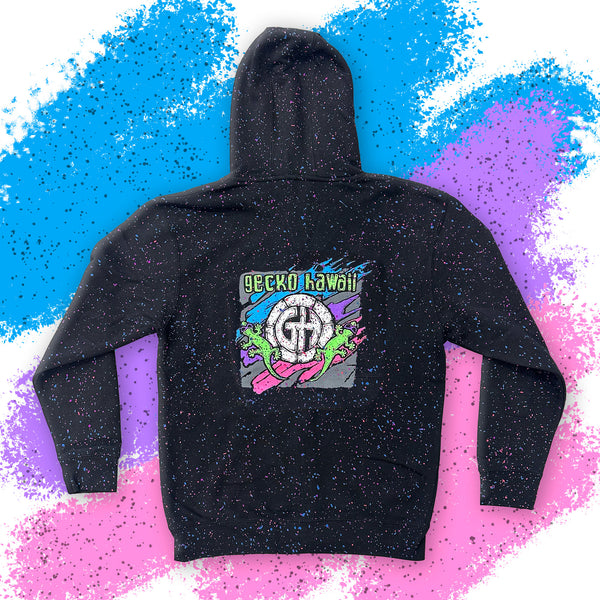 1992 Cosmic Aloha Glow In The Dark Splatter Hoodie