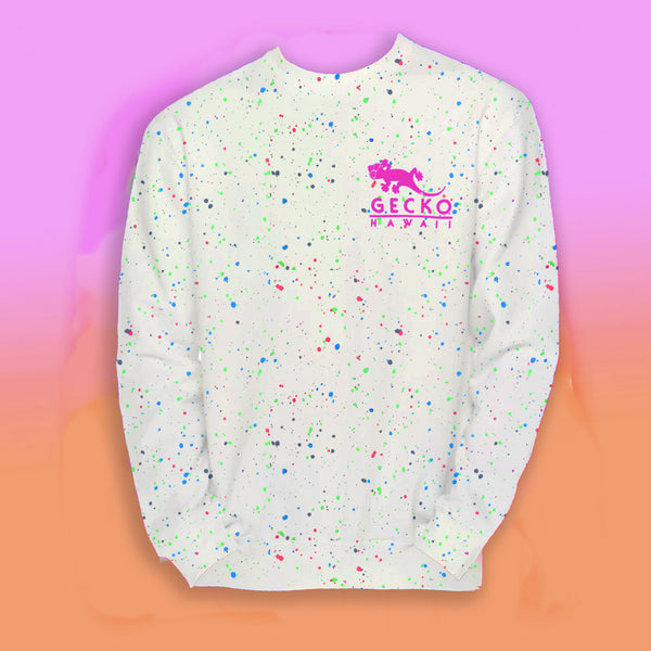 Secret Glow Splatter - Gecko City Surf Shop 1989 Crew