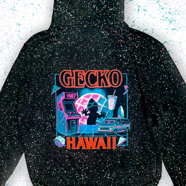 Stranger Vibes Glow In The Dark Splatter Hoodie - Limited Edition