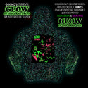 Gecko Tiki Space Bar | Gecko X Nazar  | Glow In The Dark Black Splatter Hoodie