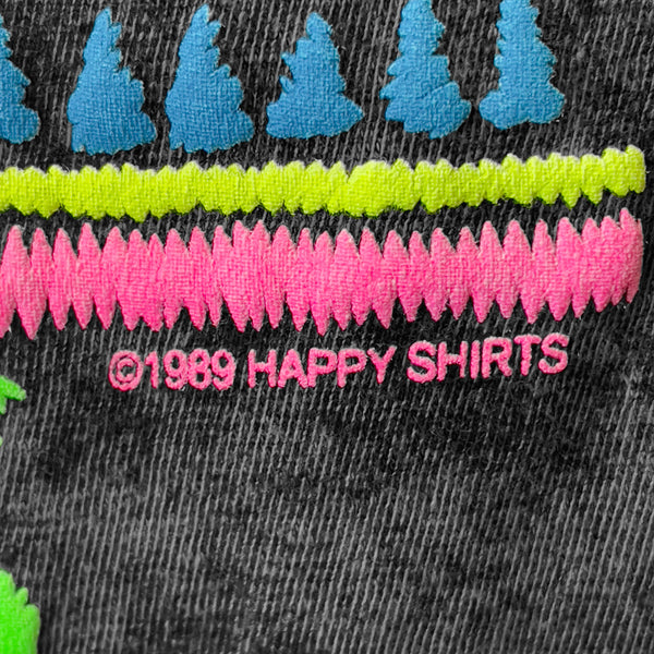 1989 Gecko Stitchwave - Black Volcanic Acid Wash