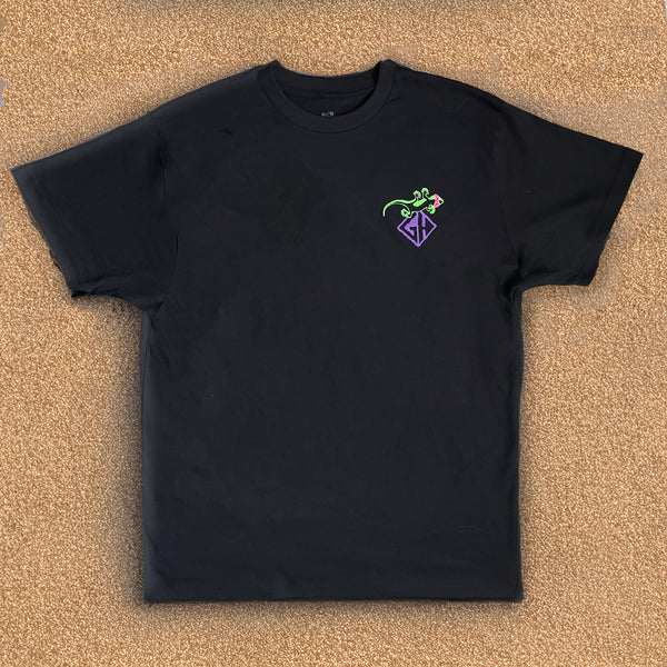 1989 Gecko Stitchwave Re-Issue Black Tee