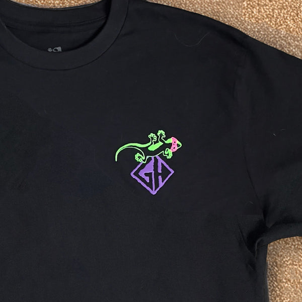 1989 Gecko Stitchwave Re-Issue Black Tee