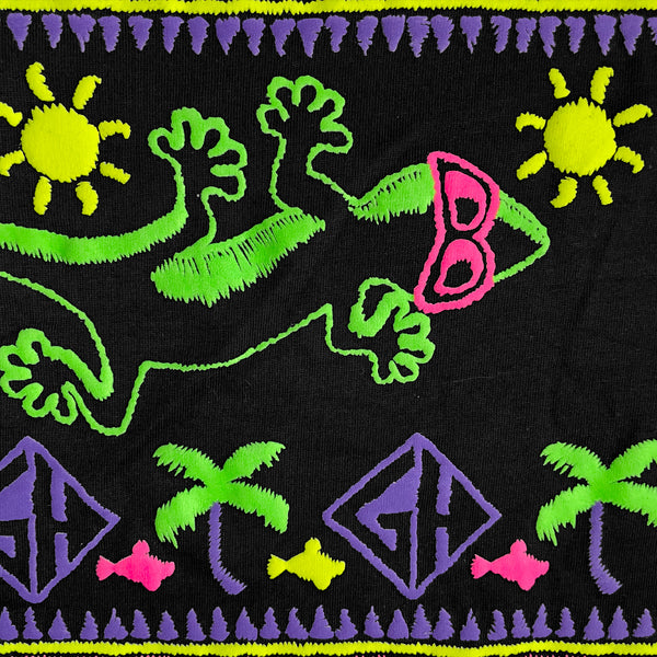 1989 Gecko Stitchwave Re-Issue Black Tee