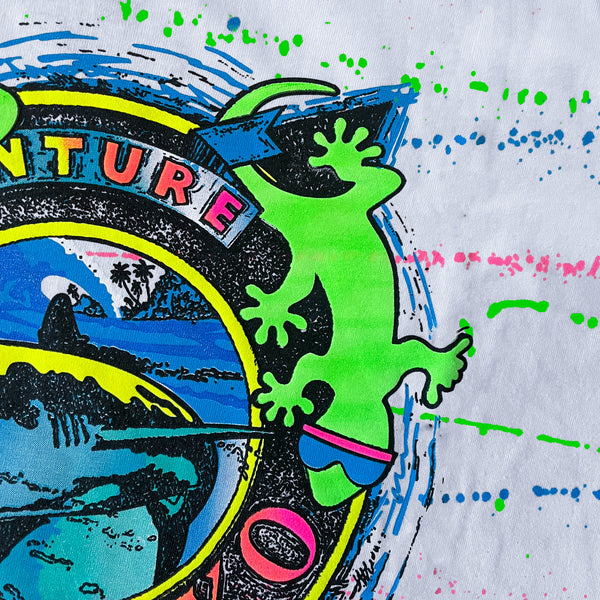 1987 SECRET Adventure Gecko - Limited Edition 1980s Hand Painted Splatter