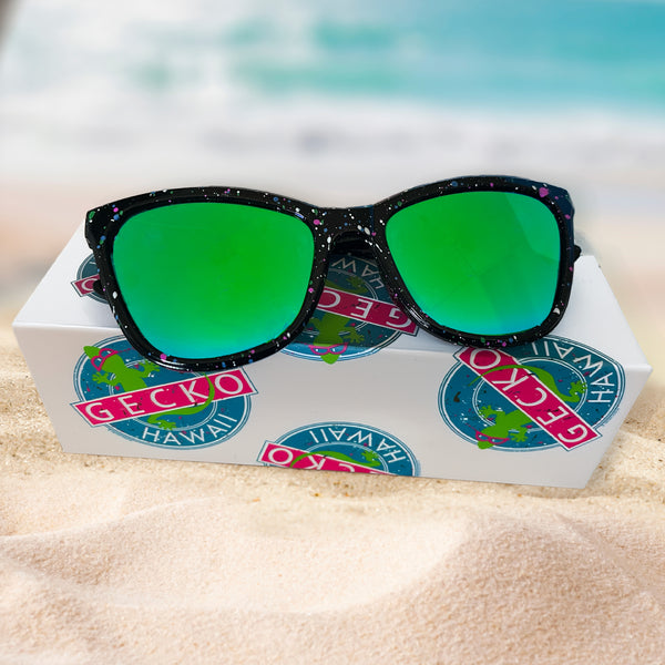 Gecko Retro Splatter Sunglasses