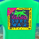1988 Gecko Surf Wax - 1980's Neon Green Tee