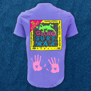 1988 Gecko Surf Wax -  Purple to Pink HyperFlash Tee