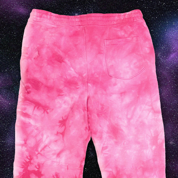 Space Gecko Pink Tie Dye Sweats