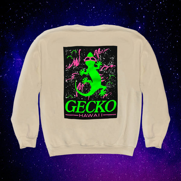 1988's Space Gecko Sand Crew Sweatshirt - Tourist Shack Edition