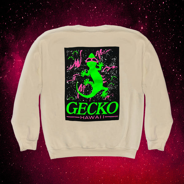 1988's Space Gecko Sand Crew Sweatshirt - Tourist Shack Edition