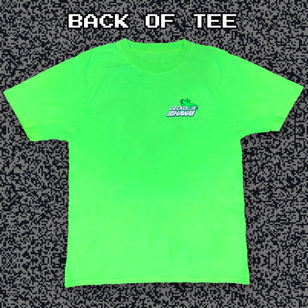 Secret Code 1980's Neon Green Tee