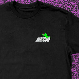 1980's Secret Code Black Cotton Tee