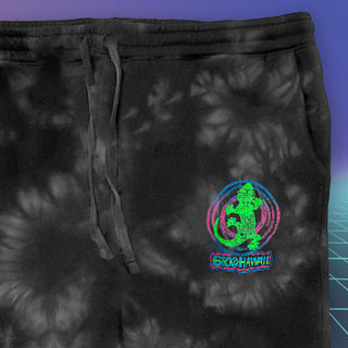 Gecko Time Tunnel Sweats - Black Tie Dye