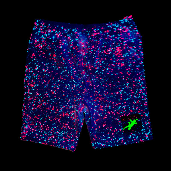 Gecko USA SPLATTER Glow In The Dark White Shorts