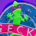 Vinyl Gecko: HYPERFLASH Blue-to-White