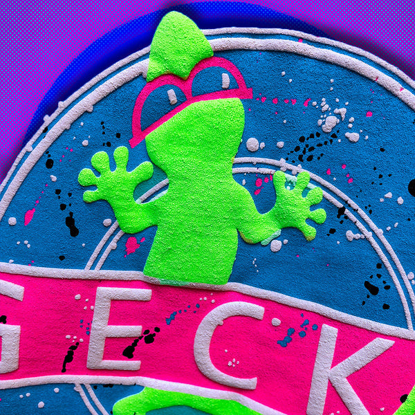 Vinyl Gecko: HYPERFLASH Blue-to-White