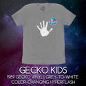 KIDS Vinyl Gecko: HYPERFLASH Grey To White