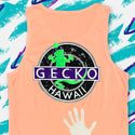 Secret Vinyl Gecko HYPERFLASH Orange Dreamsicle To White Tee