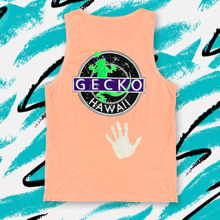 Secret Vinyl Gecko HYPERFLASH Orange Dreamsicle To White Tee