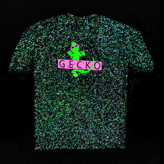 1980's Gecko Vinyl - Glow In The Dark Splatter Short Sleeve