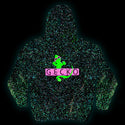 Glow In The Dark Splatter Gecko Vinyl Hoodie