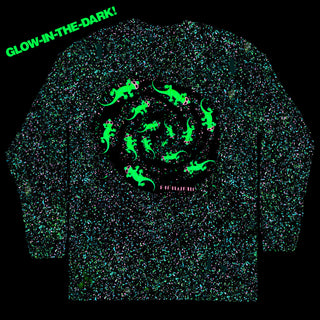 The Gecko Void S𝐞c𝐫e𝐭 Glow-In-The-Dark Splatter Long Sleeve