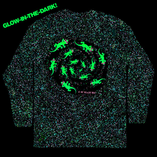 The Gecko Void S𝐞c𝐫e𝐭 Glow-In-The-Dark Splatter Long Sleeve