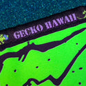 1980's Velcro Wallet Gecko Hawaii Neon Green