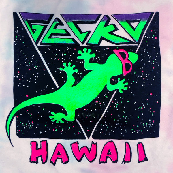 New Wave Space Gecko - Cotton Candy Hoodie