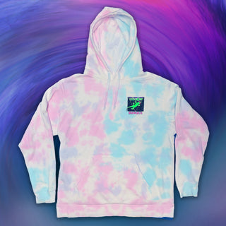 New Wave Space Gecko - Cotton Candy Hoodie