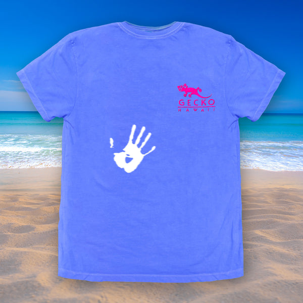 Wild Gecko Islands - Hyper Flash Color Change Blue to White T-Shirt