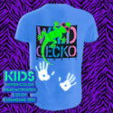 KIDS Wild Gecko 1990 Hyper Blue-to-White T-Shirt